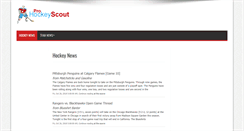 Desktop Screenshot of prohockeyscout.com